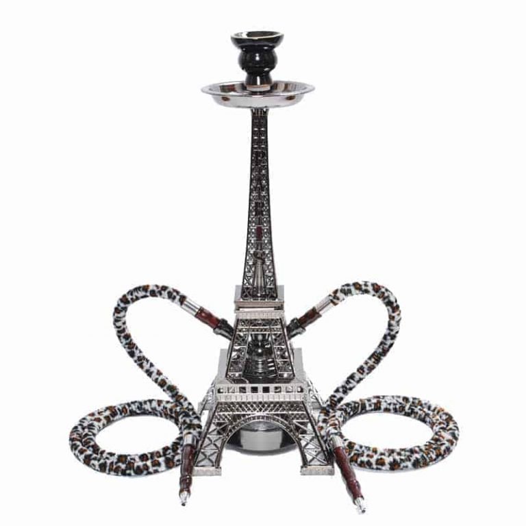Eiffel Tower Hookah Sheesha Premium Double Pipe