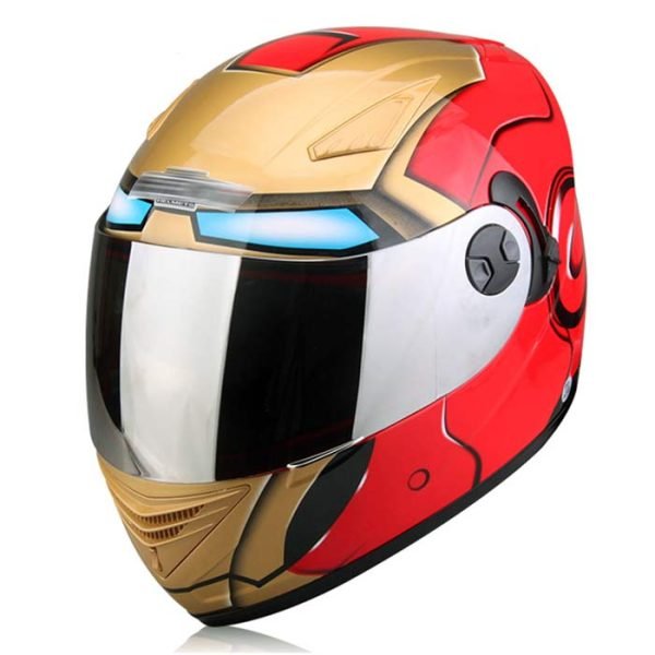 IRON MAN Full Face Motorcycle Helmet