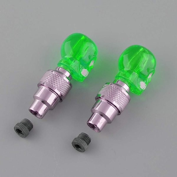 Skull Tyre Valve LED Light - Bikes / Cars - Image 4