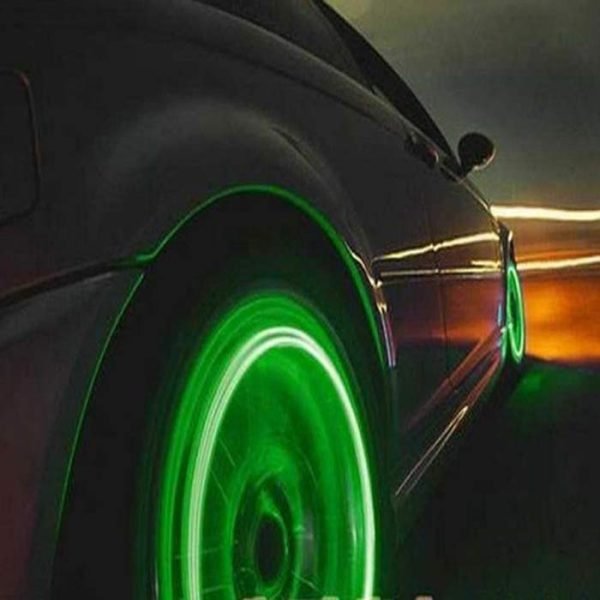 Skull Tyre Valve LED Light - Wheel Lights for Cars, Bikes & Motorcycles