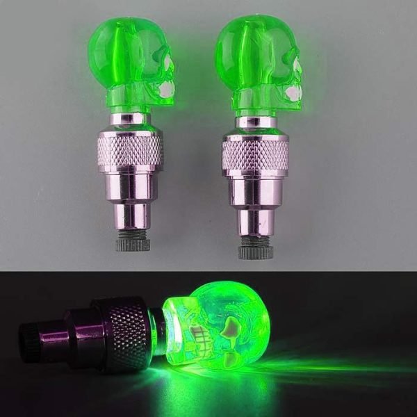 Skull Tyre Valve LED Light
