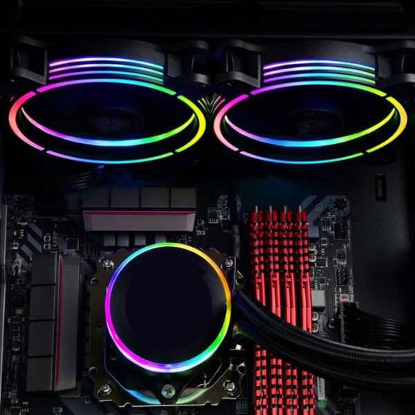 T.B. RGB 4 Ring HALO RGB Fans 3IN1 Kit - Image 5